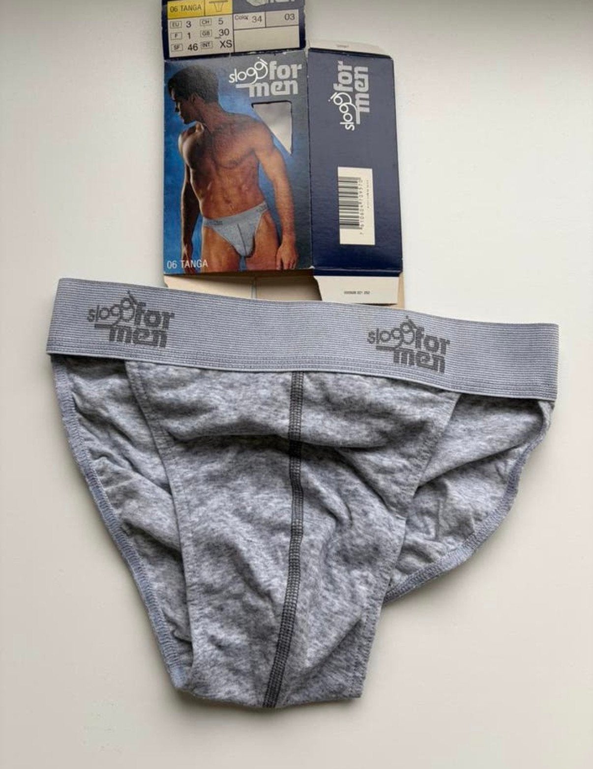 Tanga Sloggi for Men Nieuw, Verzenden, Grijs, Slip