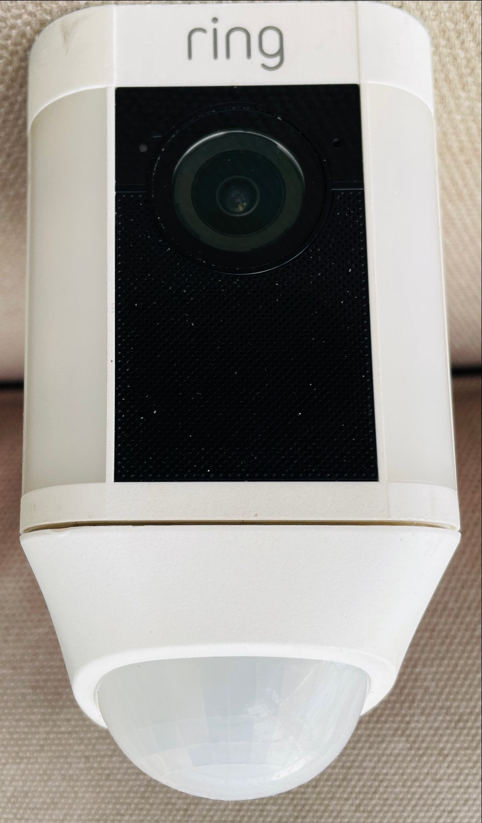 Ring Stick Up Cam met bewegingssensor, Audio, Tv en Foto, Videobewaking, Ophalen of Verzenden, Gebruikt, Buitencamera