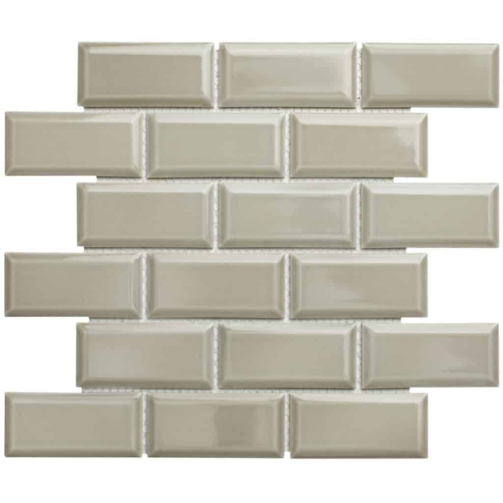 The Mosaic Factory Mozaiek Tegels Licht Grijs Porselein, Ophalen, Nieuw, Minder dan 20 cm, Minder dan 5 m²