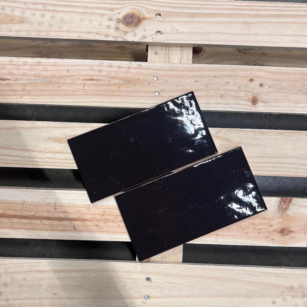 Pallet tegels dante black 12x24cm (11 m2), Verzenden, Nieuw, Minder dan 20 cm, 10 m² of meer