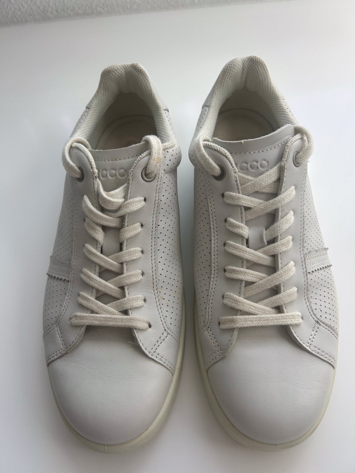 Ecco wit leren heren sneaker/schoen maat 42, Kleding | Heren, Schoenen, Ecco, Wit, Ophalen of Verzenden, Sneakers of Gympen