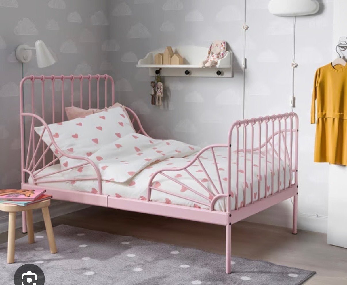IKEA bed, Gebruikt, 70 tot 85 cm, Matras, 140 tot 160 cm