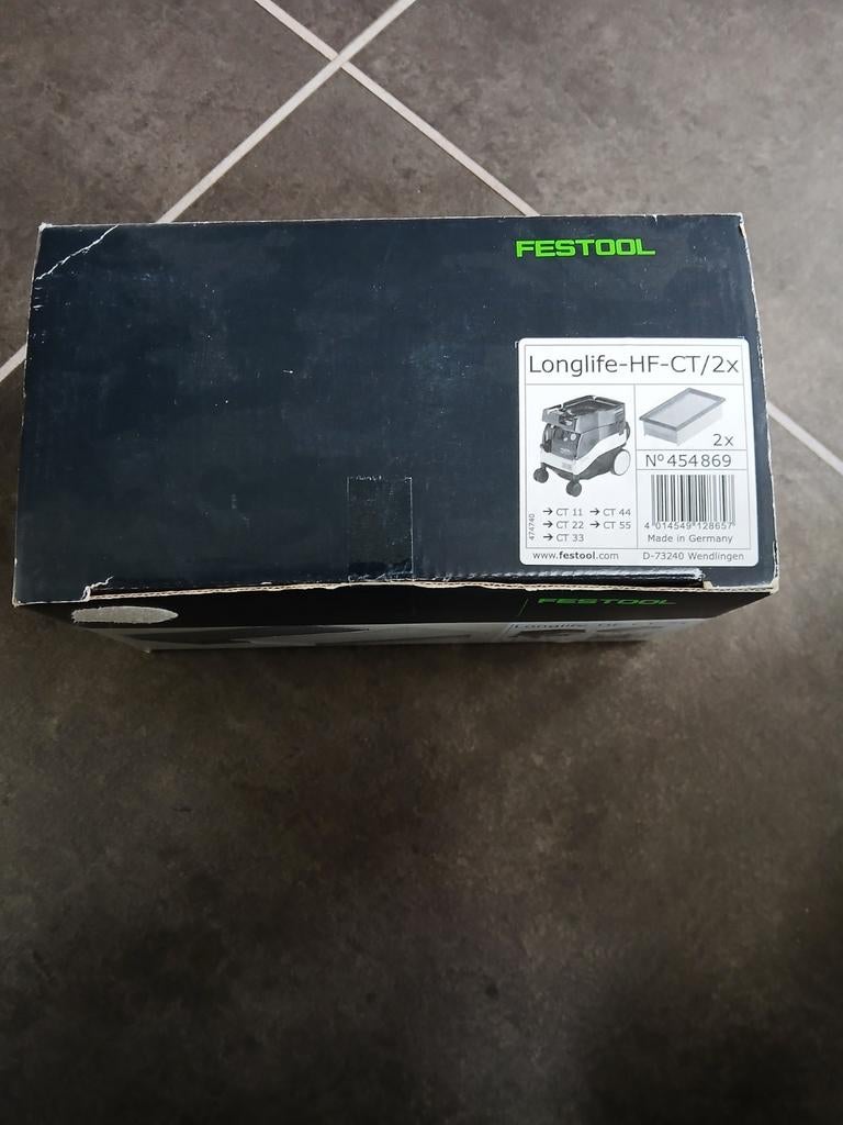 Festool longlife HF-CT/2x 454869 barcode 4014549128657, Doe-het-zelf en Verbouw, Ophalen of Verzenden, Nieuw
