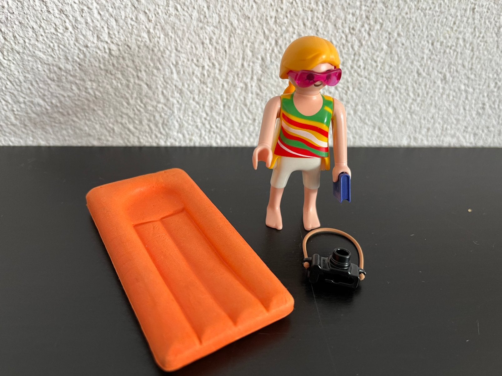 Playmobil toeriste op luchtbed 4681, Ophalen of Verzenden, Zo goed als nieuw, Complete set
