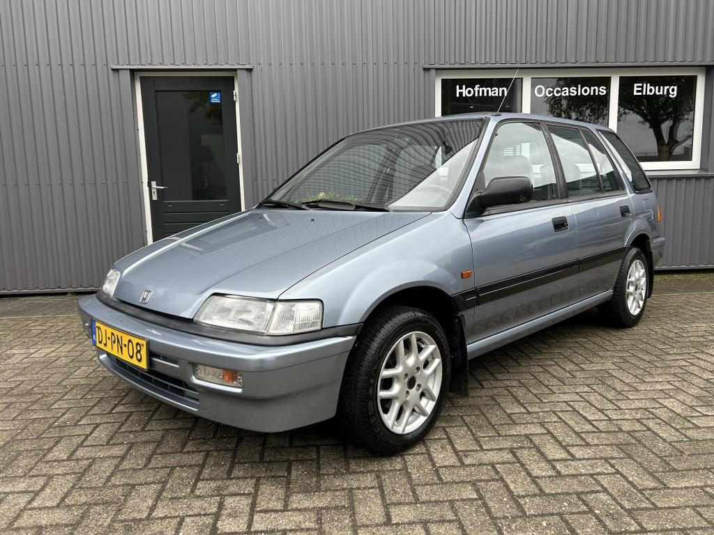 Honda Civic Shuttle 1.5i GL Nieuwe APK! (bj 1992), Auto's, 94 pk, Blauw, Origineel Nederlands, Handgeschakeld