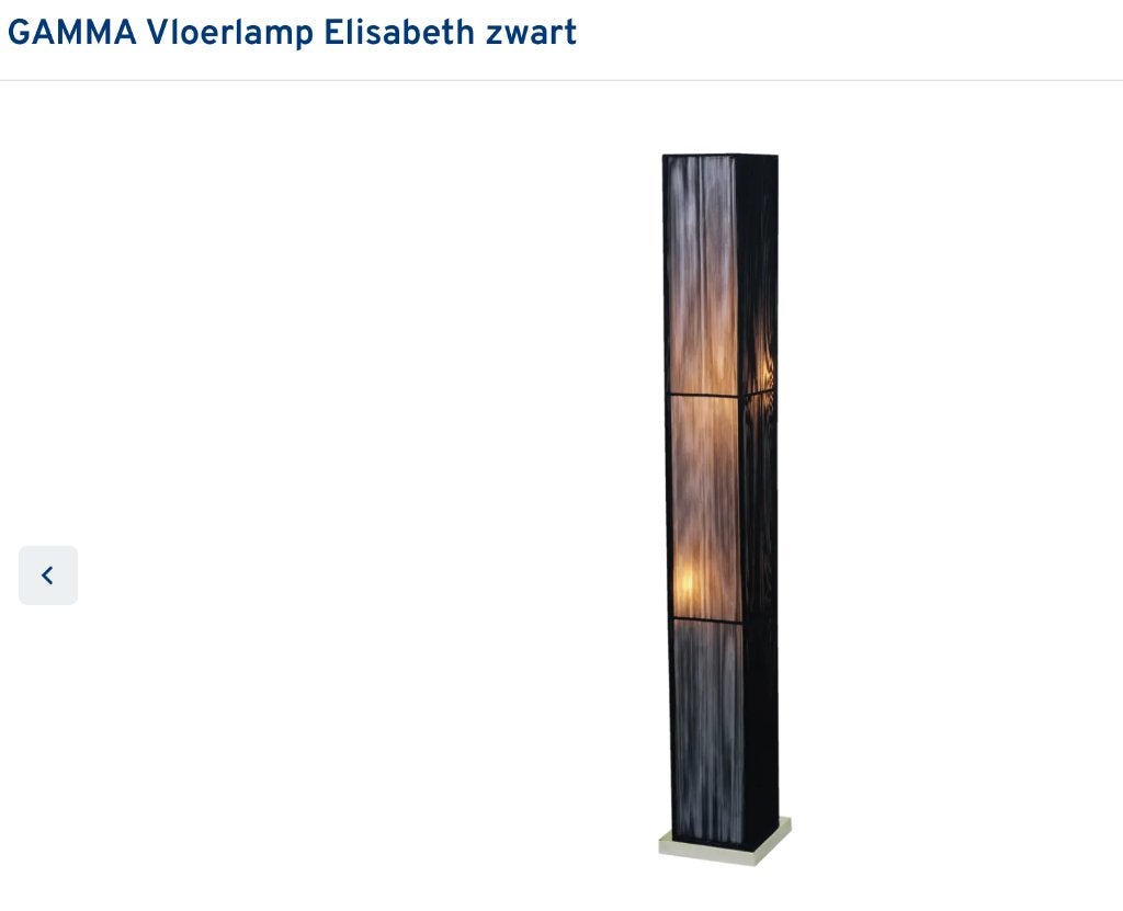 vloerlamp voor in de hoek of woonkamer, Huis en Inrichting, Lampen | Vloerlampen, Gebruikt, 100 tot 150 cm, Textiel, E27 (groot)