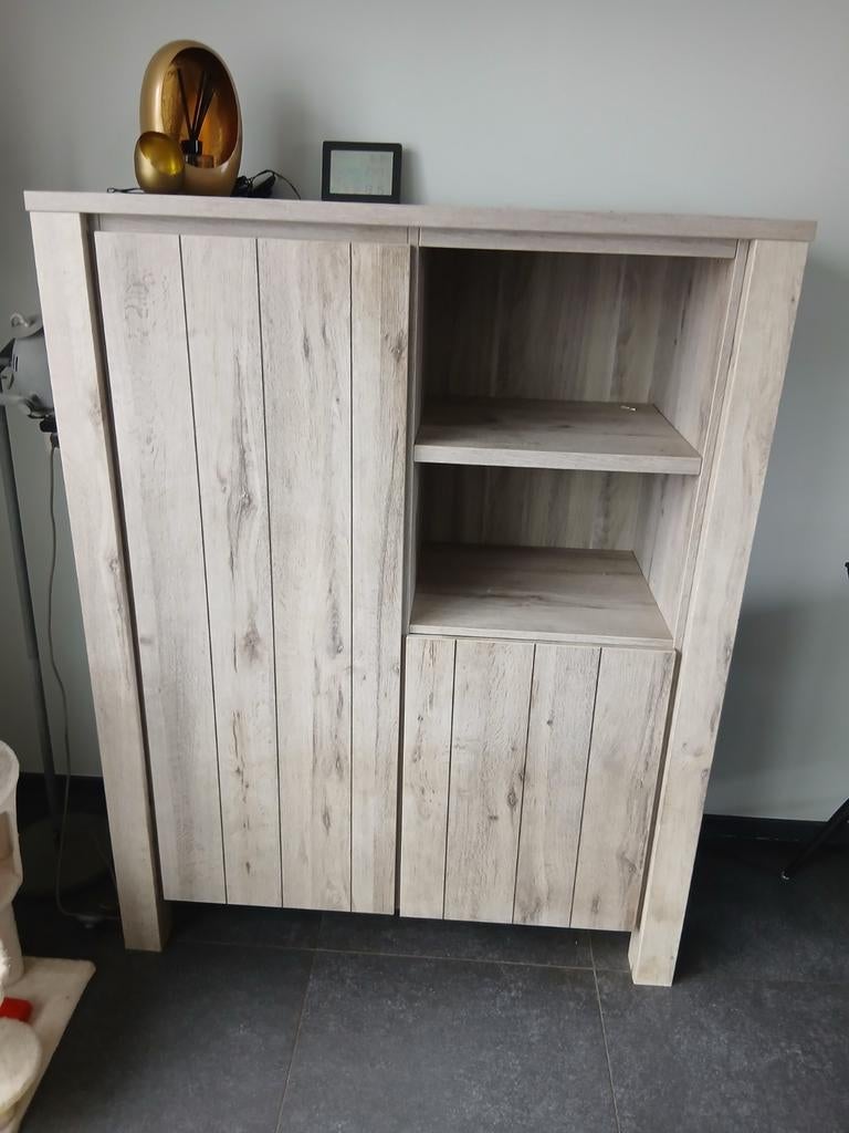 Dressoir en kast met verlichting, Ophalen of Verzenden