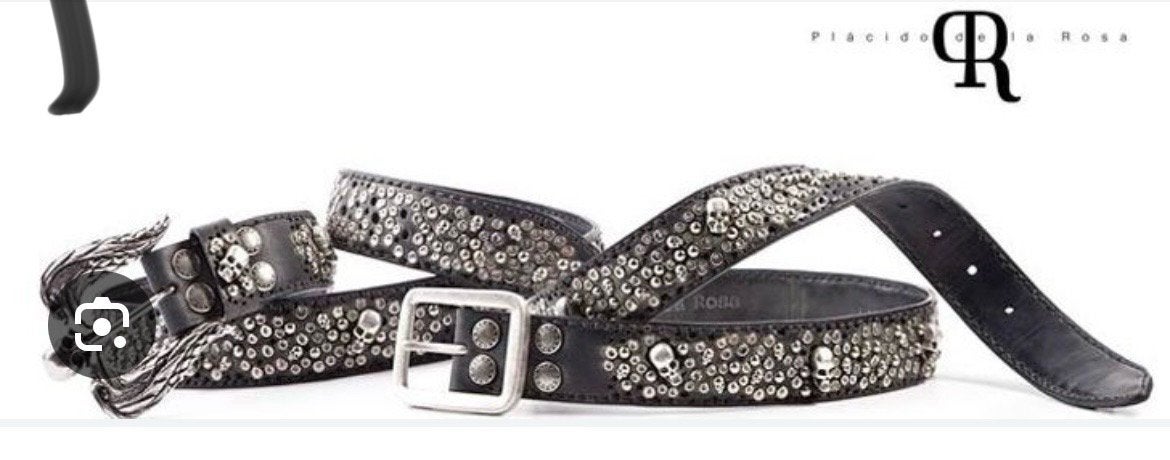 Placido de la Rosa- originele!, Nieuw, Riem of Ceintuur, Echt leder, Zwart