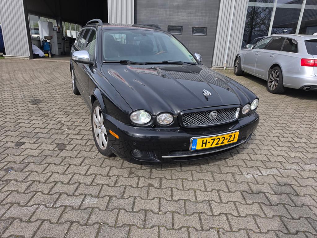 Jaguar X-Type 2.2 D I4 Estate Executive 2008 Zwart, Auto's, Voorwielaandrijving, 145 pk, Zwart, 4 cilinders