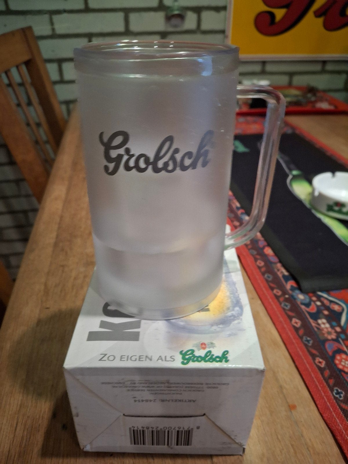 Nieuwe Grolsch Koel Pul - Kunststof Bierpul, Overige typen, Kunststof, Nieuw, Ophalen of Verzenden