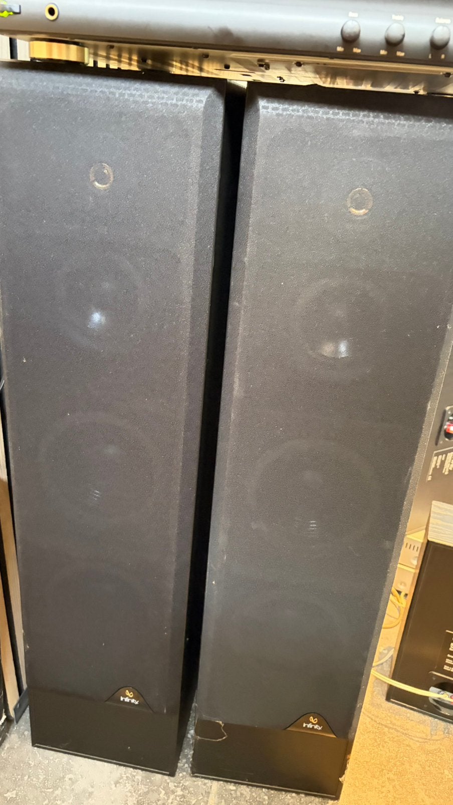 Infinity 5.1 set + Harman Kardon verst. + CD sp (vintage), Audio, Tv en Foto, Luidsprekers, Ophalen, Gebruikt, Minder dan 60 watt