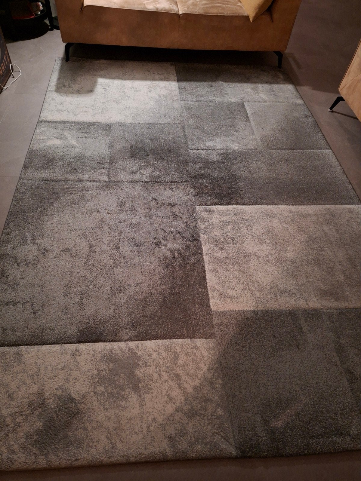 grijs vloerkleed groot, Huis en Inrichting, Ophalen, Gebruikt, 200 cm of meer, 200 cm of meer
