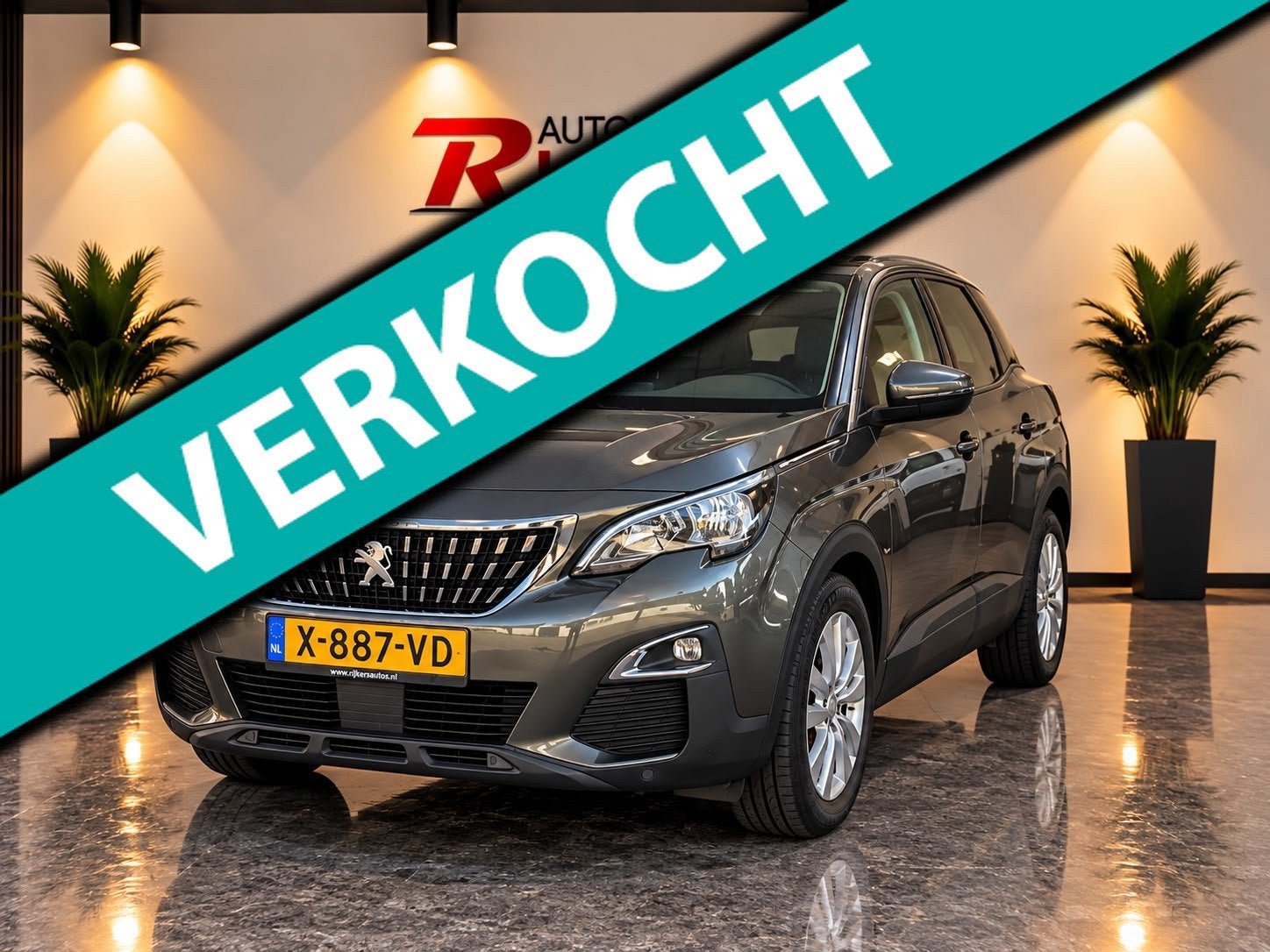 Peugeot 3008 1.2 PureTech Allure 131PK Automaat, Cruise Cont, Auto's, Dealer onderhouden, Stof, Gebruikt, 1199 cc