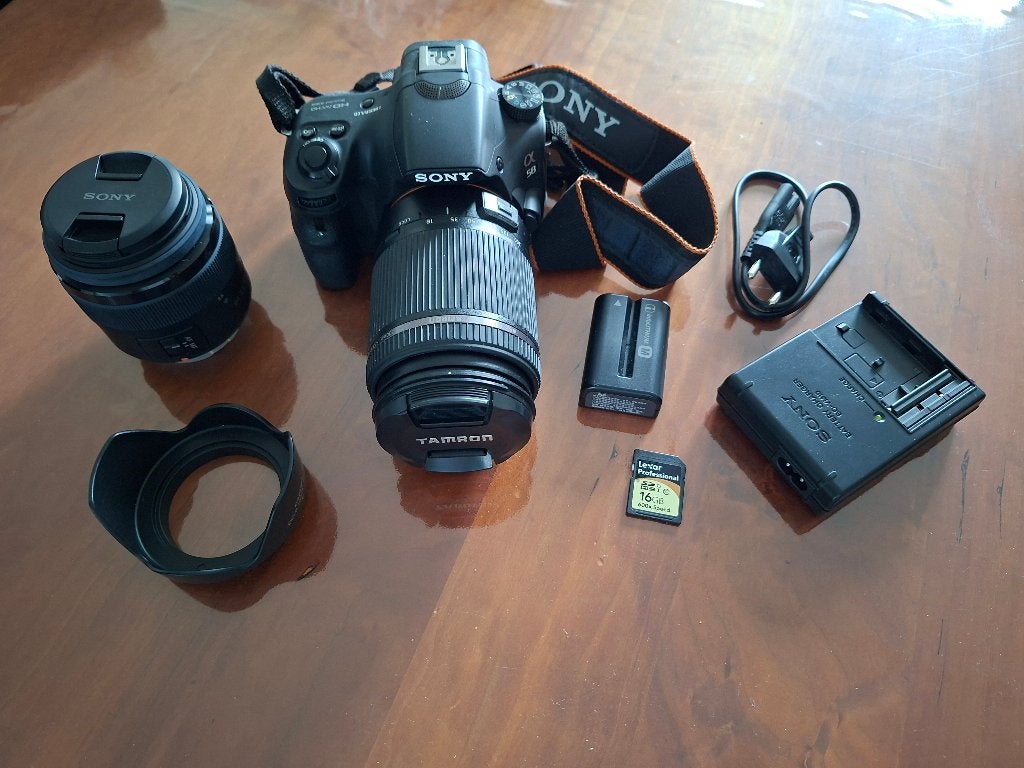 Sony alpha 58, Audio, Tv en Foto, Ophalen, Gebruikt, Beeldstabilisatie, Spiegelreflex