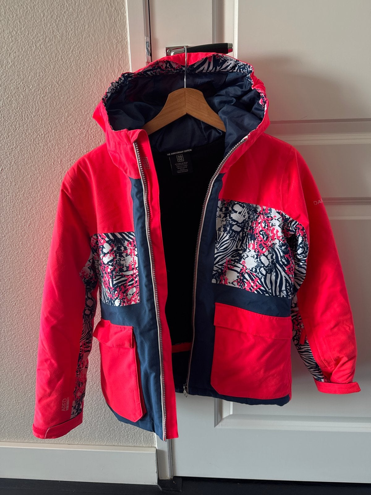 Dare2b ski-jas voor kinderen, rood/blauw, maat 152, Ophalen of Verzenden, Gebruikt, Jongen of Meisje
