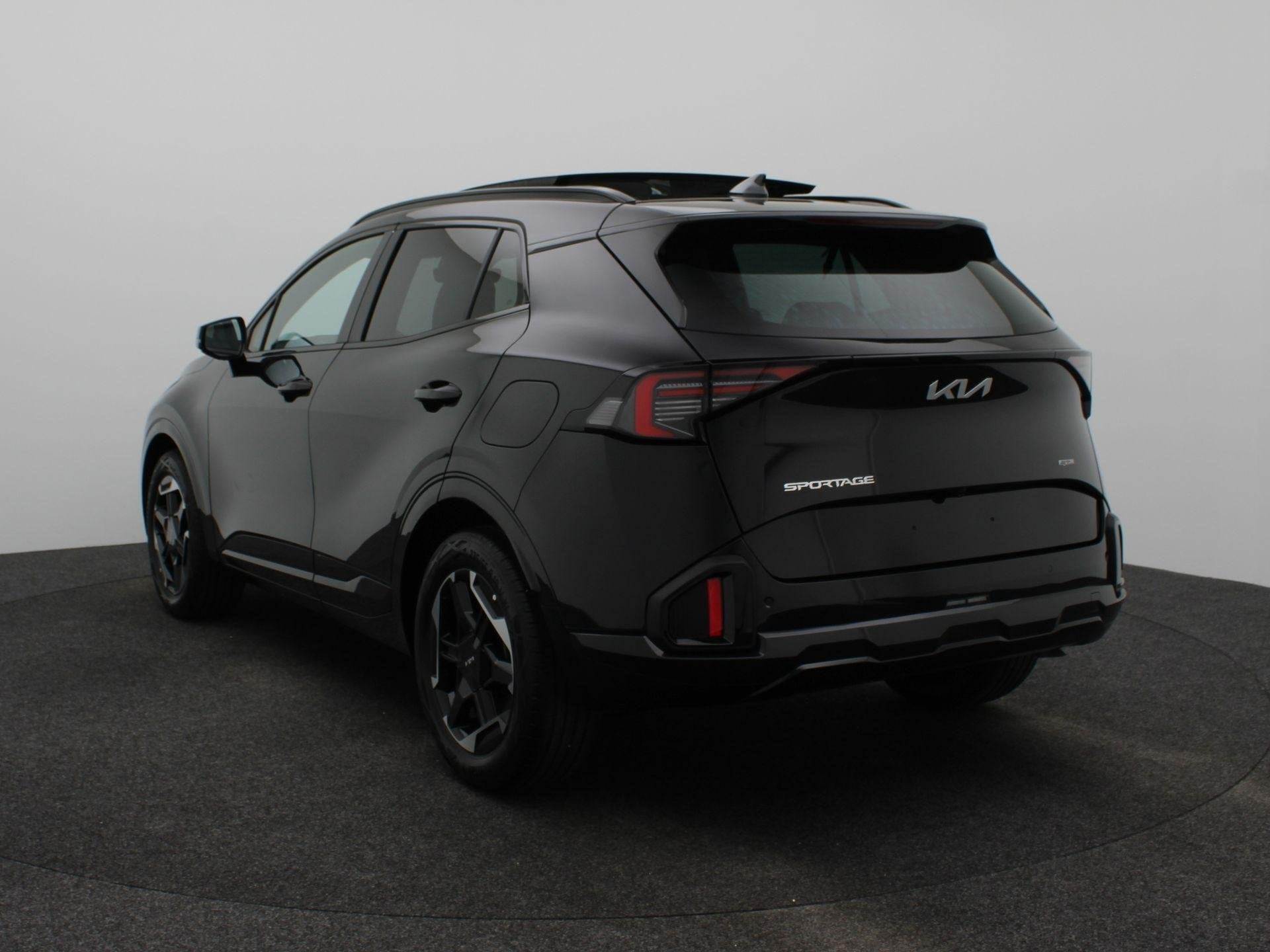 Kia Sportage 1.6 T-GDi Hybrid GT-Line Panorama Dak | Elek. S, Auto's, 4 cilinders, Zwart, Origineel Nederlands, Nieuw