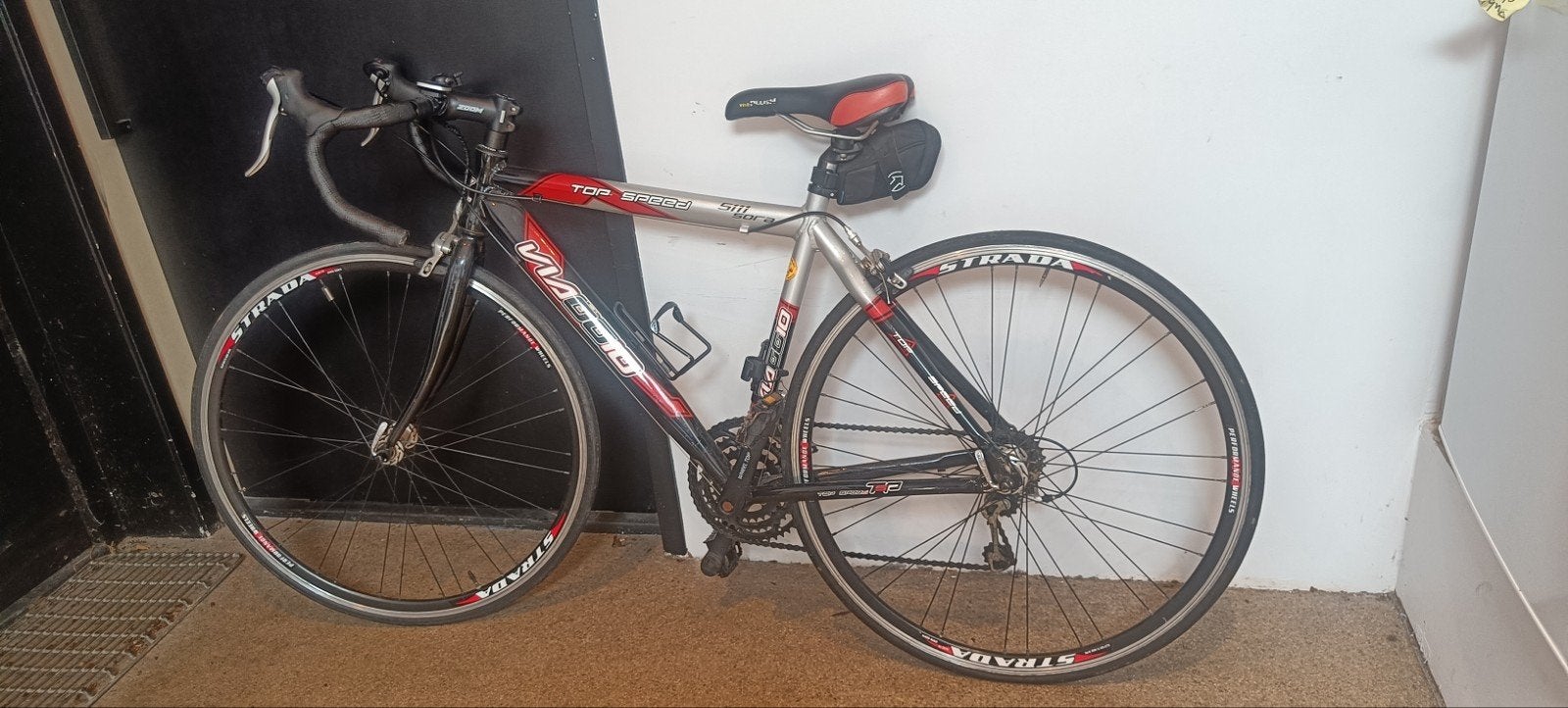 Racefiets voor kind - ongeveer 12/13 jaar, 28 inch, Gebruikt, 10 tot 15 versnellingen, Velgrem