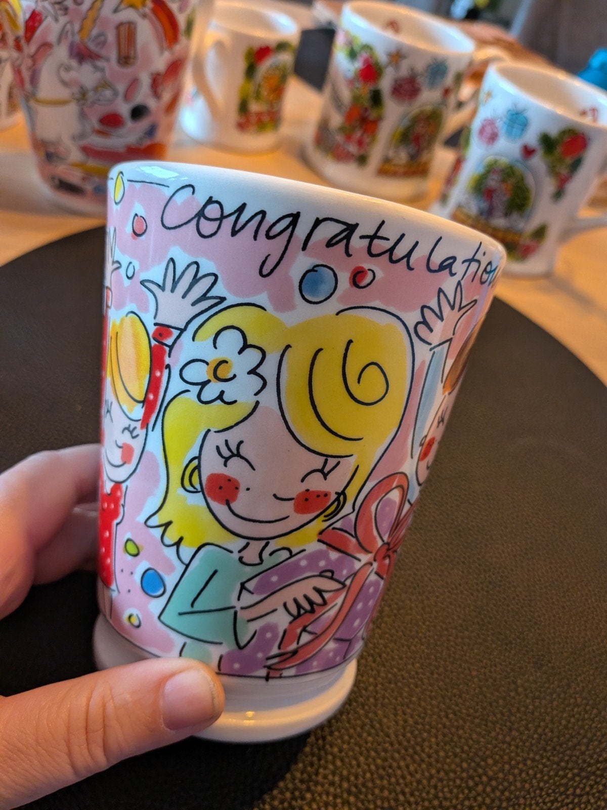 Mok "Congratulations", Ophalen, Nieuw, Overige stijlen, Kop(pen) en/of Schotel(s)