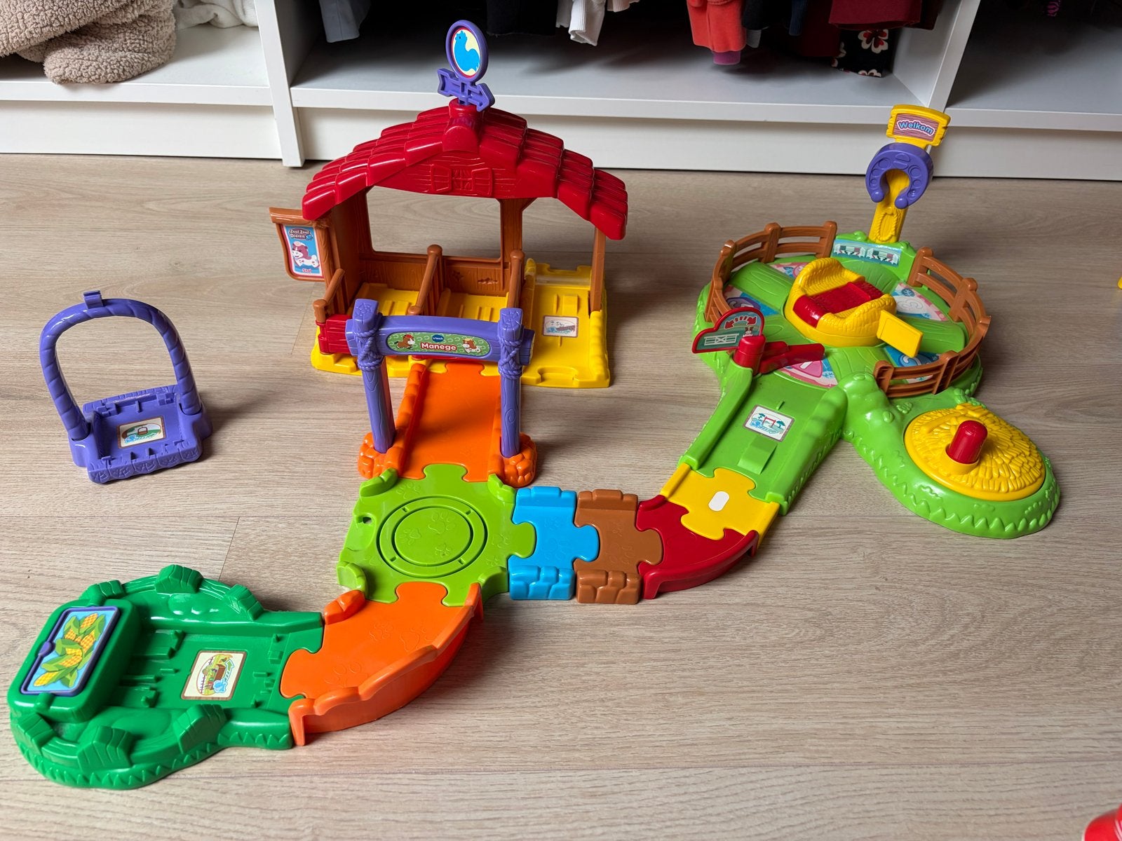 Zoef Zoef Manege Speelset, Ophalen of Verzenden, Gebruikt, Jongen of Meisje