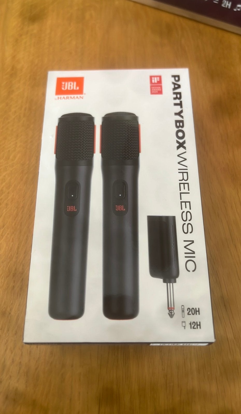 Jbl party box mic, Ophalen of Verzenden, Zo goed als nieuw, Zangmicrofoon