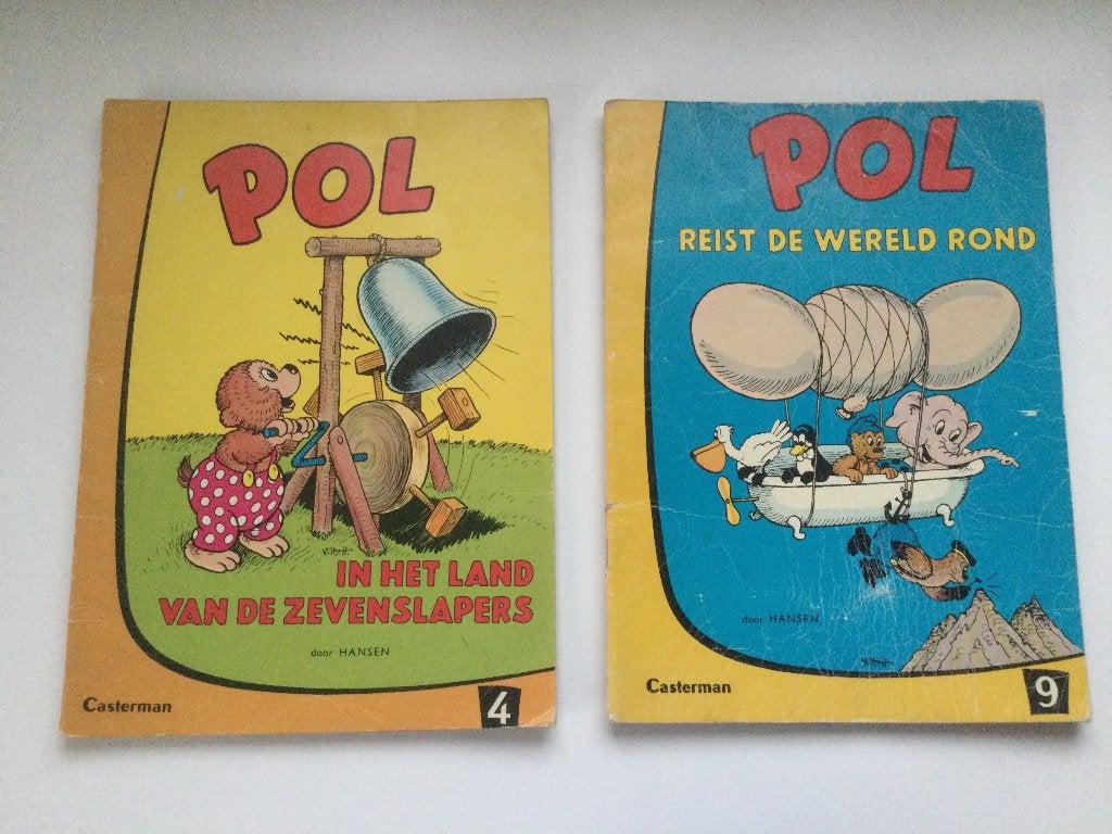 Pol nr 4 en Pol nr 9, Meerdere stripboeken, Ophalen of Verzenden, Gelezen