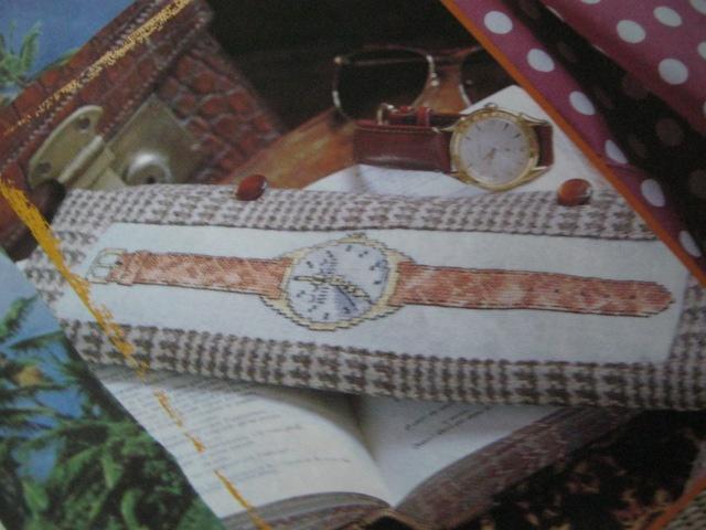 Borduurpatroon  Horloge Tas Fohn  Borstelset  nr 6332, Verzenden, Nieuw, Handborduren, Patroon