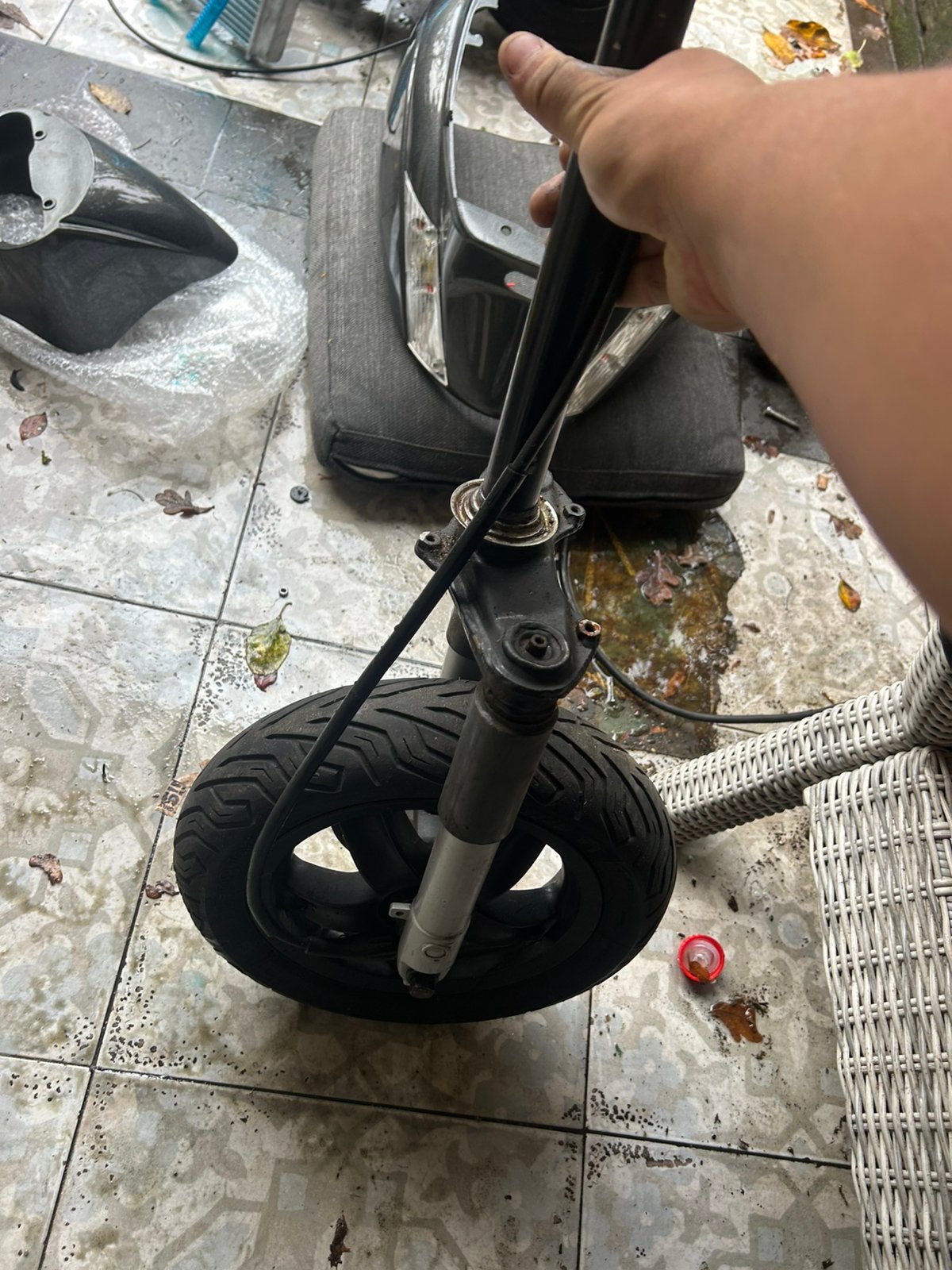 Zip voorvork, Fietsen en Brommers, Ophalen of Verzenden, Zo goed als nieuw, Overige typen, Piaggio