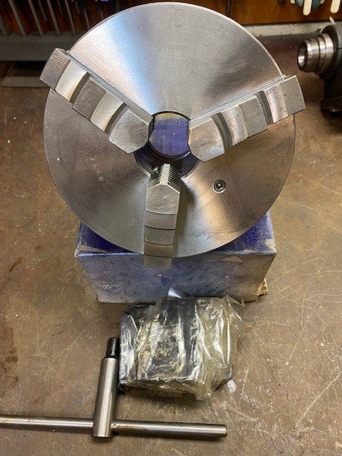 160 mm zelfcentrerende drieklauw Camlock D1-4, Doe-het-zelf en Verbouw, Ophalen of Verzenden, Nieuw, Metaaldraaibank