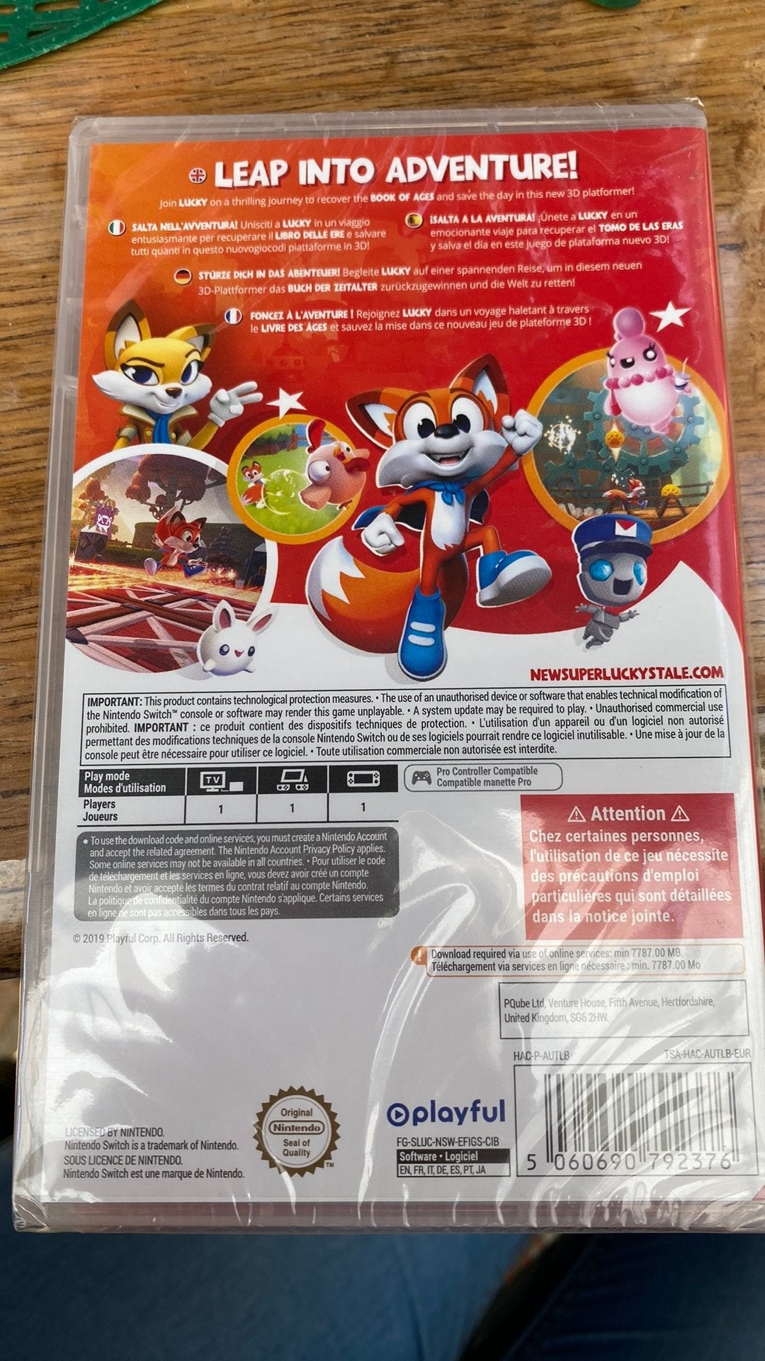 New Super Lucky’s Tale - Code in a Box, Ophalen, Overige genres, 1 speler, Zo goed als nieuw
