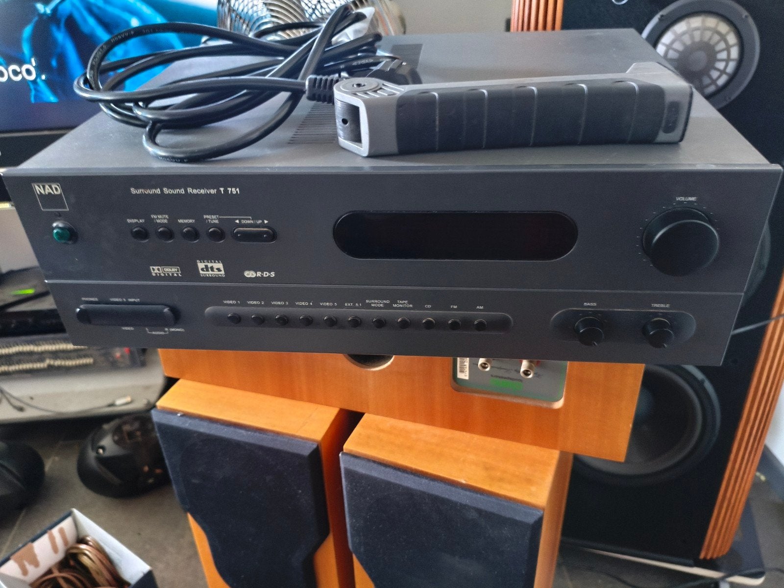 NAD Surround Sound Receiver T 751 - Goede Staat, Audio, Tv en Foto, Versterkers en Receivers, Zo goed als nieuw, 60 tot 120 watt