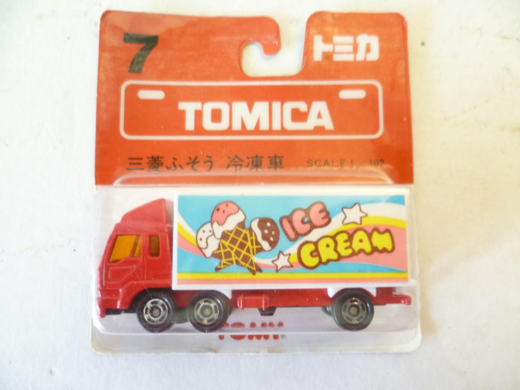 Tomica nr7 1988 Fuso Truck Ice Cream 1:102 modelauto., Ophalen of Verzenden, Nieuw, Auto