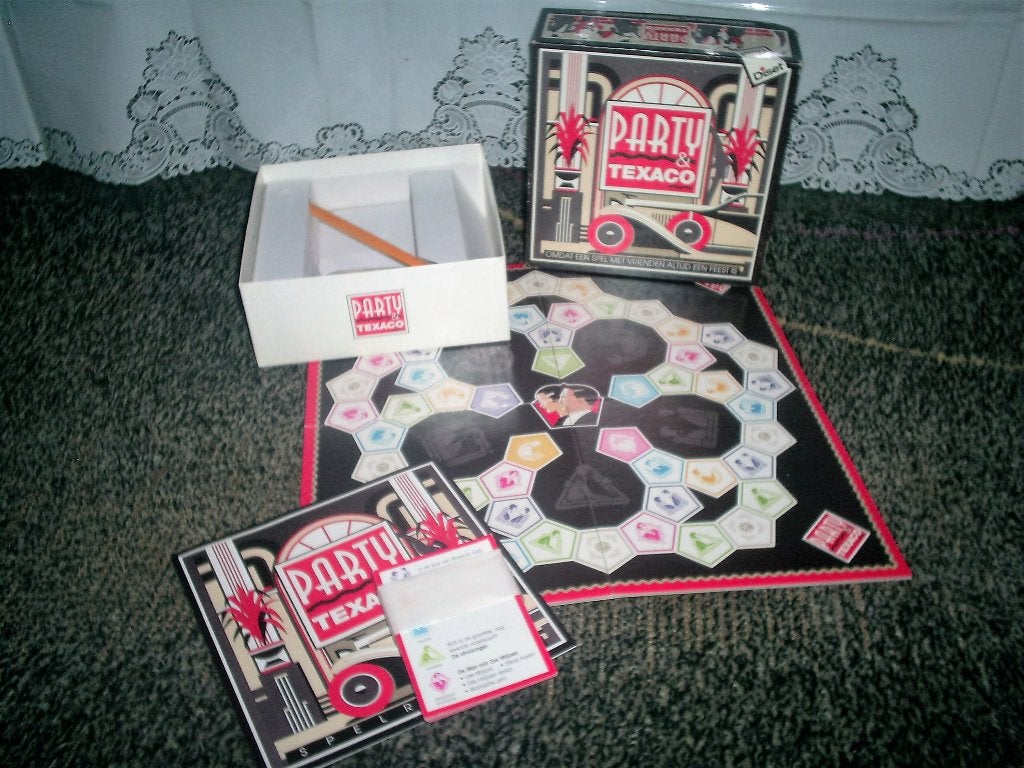Party & Texaco bordspel - Nieuwstaat, Vijf spelers of meer, Ophalen of Verzenden, Nieuw, Reisspel