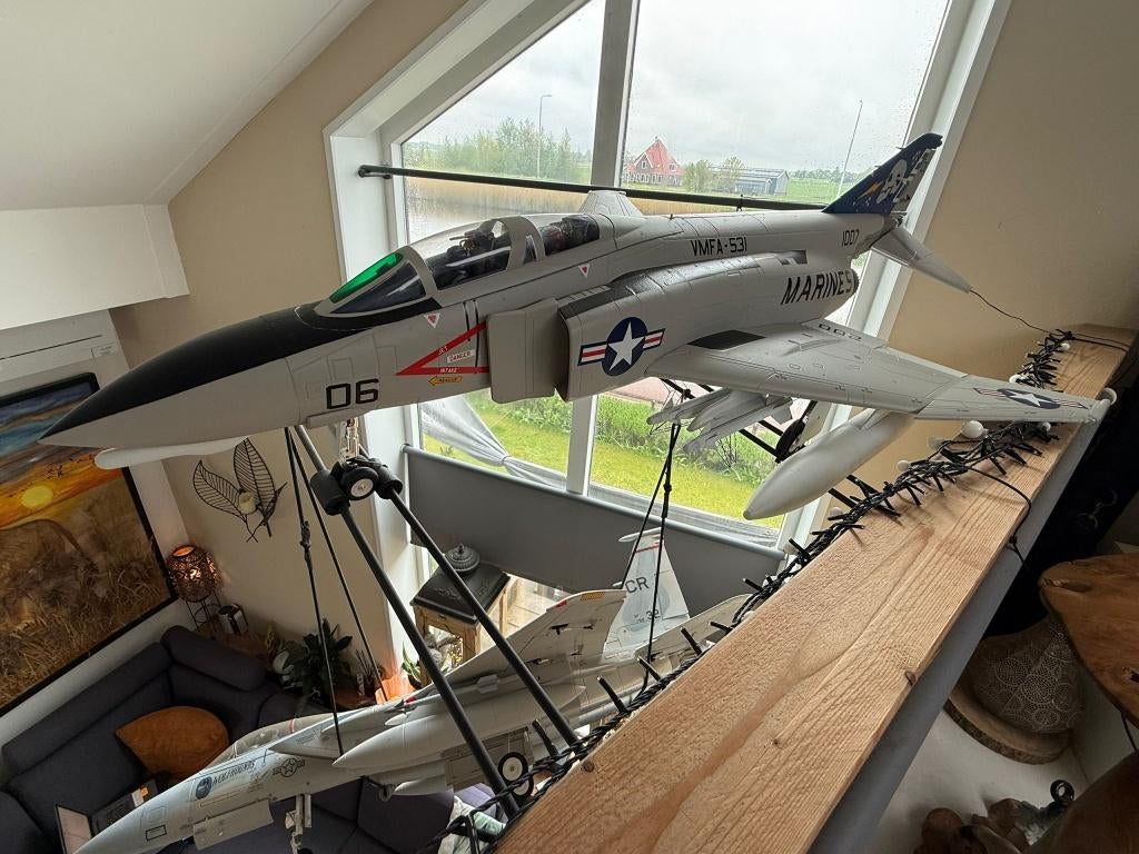 Freewing F4 Phantom II  UNIEK IN DETAIL RC Vliegtuig, Ophalen of Verzenden, Zo goed als nieuw, Elektro