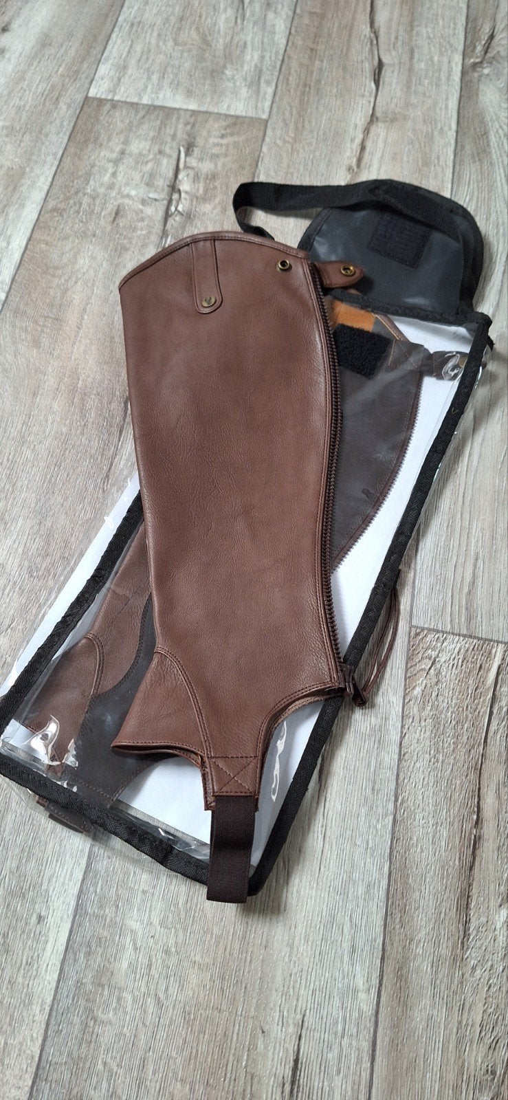 QHP chaps dames, Dieren en Toebehoren, Paardrijkleding, Nieuw, Ophalen of Verzenden, Bruin, Dames