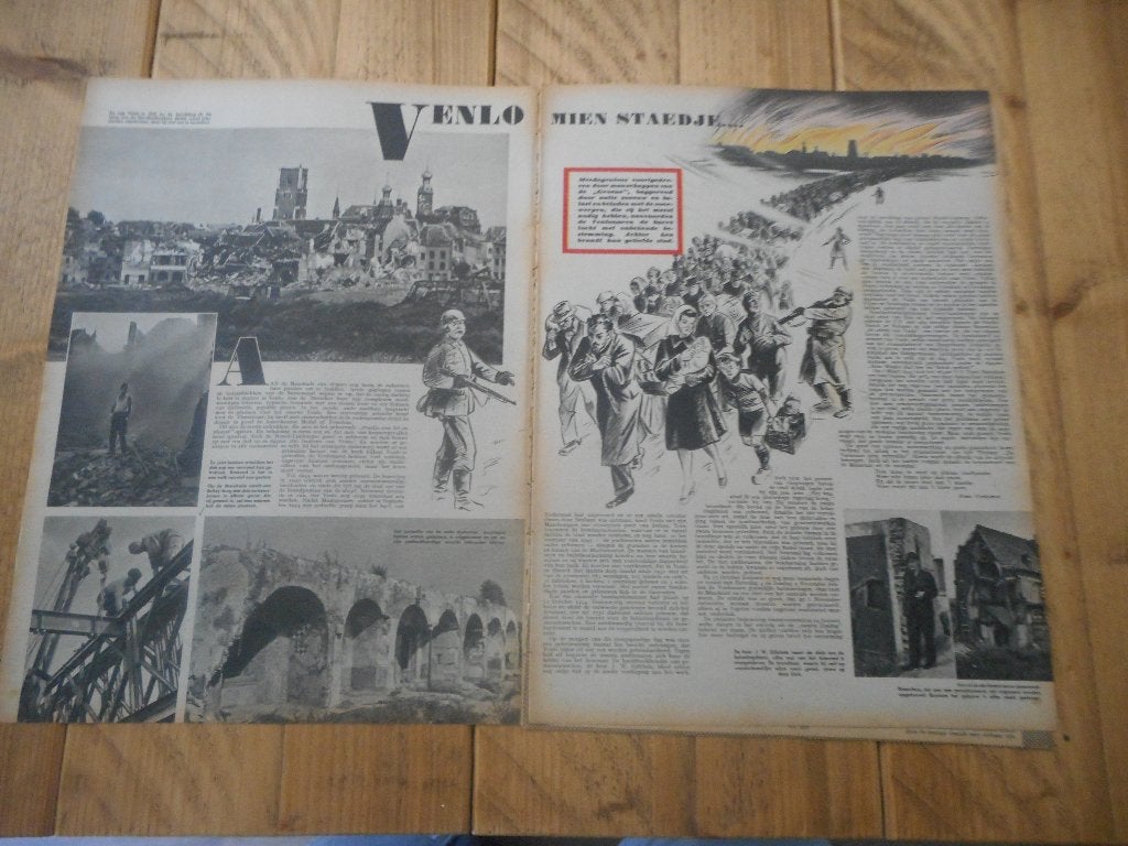 Venlo mien staedje. 1947., Ophalen of Verzenden, 1940 tot 1960, Nederland, Knipsel(s)