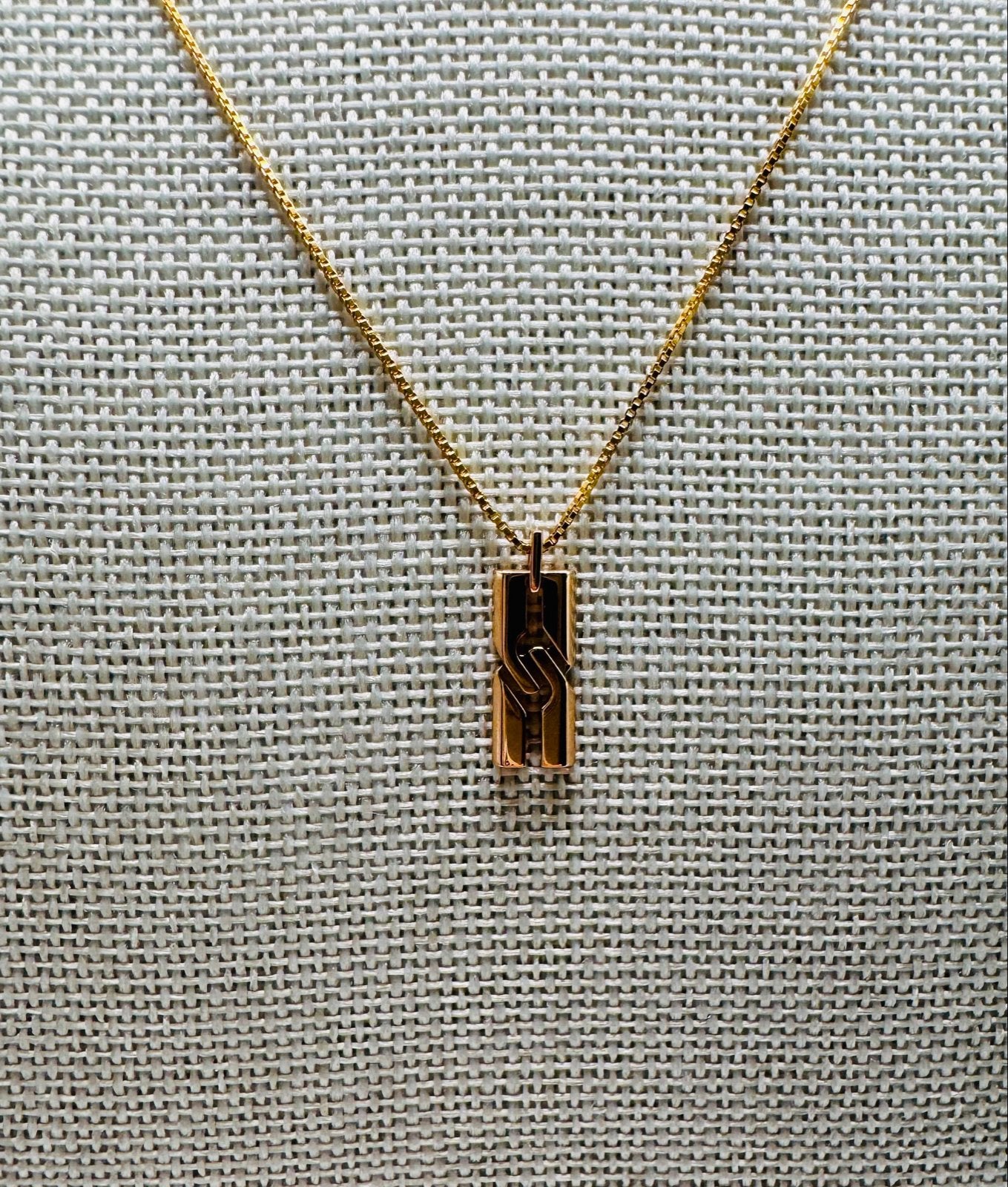 Gucci Infinity 18kt Roségouden Ketting 40cm, Met hanger, Ophalen of Verzenden, Zo goed als nieuw, Roze