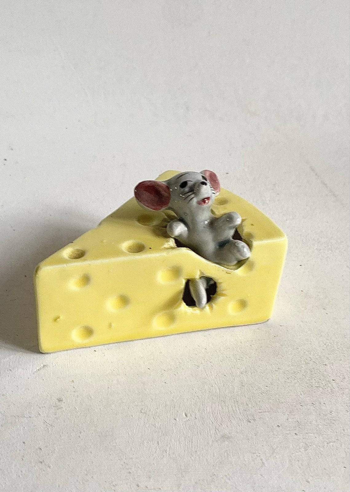Heel Beeldje Muis in Kaas H.C.F. London Foreign, Ophalen of Verzenden, Zo goed als nieuw, Dier