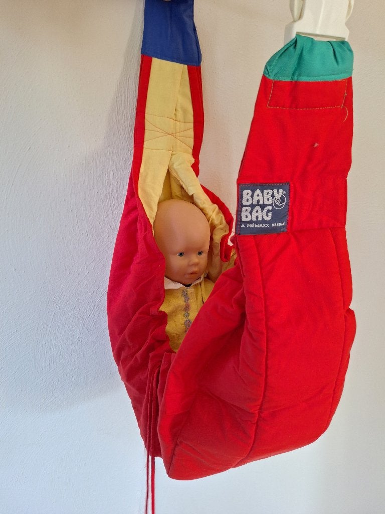 Katoenen babydraagzak, Kinderen en Baby's, Ophalen, Premaxx, Zo goed als nieuw, Buik