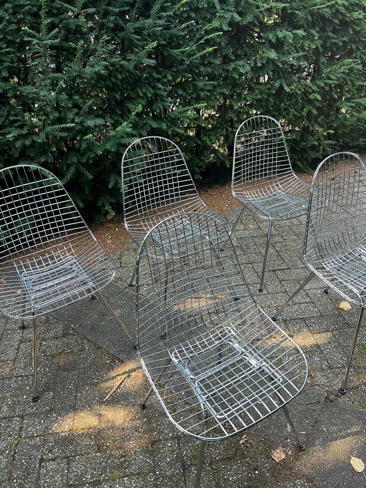 Vitra DKR Wire Chair - prijs per stuk (set van 35), Gebruikt, Overige kleuren, Ophalen of Verzenden, Metaal