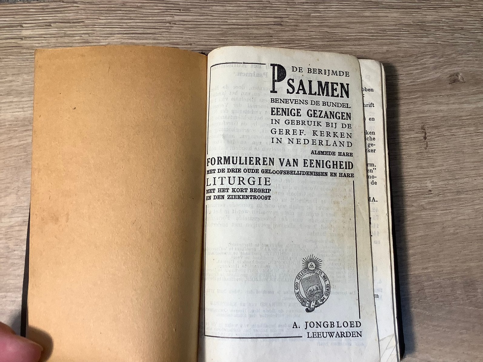 Oud psalmen boek, Antiek en Kunst, Antiek | Boeken en Bijbels, Ophalen of Verzenden