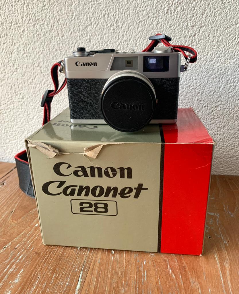 Vintage Canon Canonet 28 35 mm Analoge Camera, Audio, Tv en Foto, Fotocamera's Analoog, Ophalen of Verzenden, Zo goed als nieuw