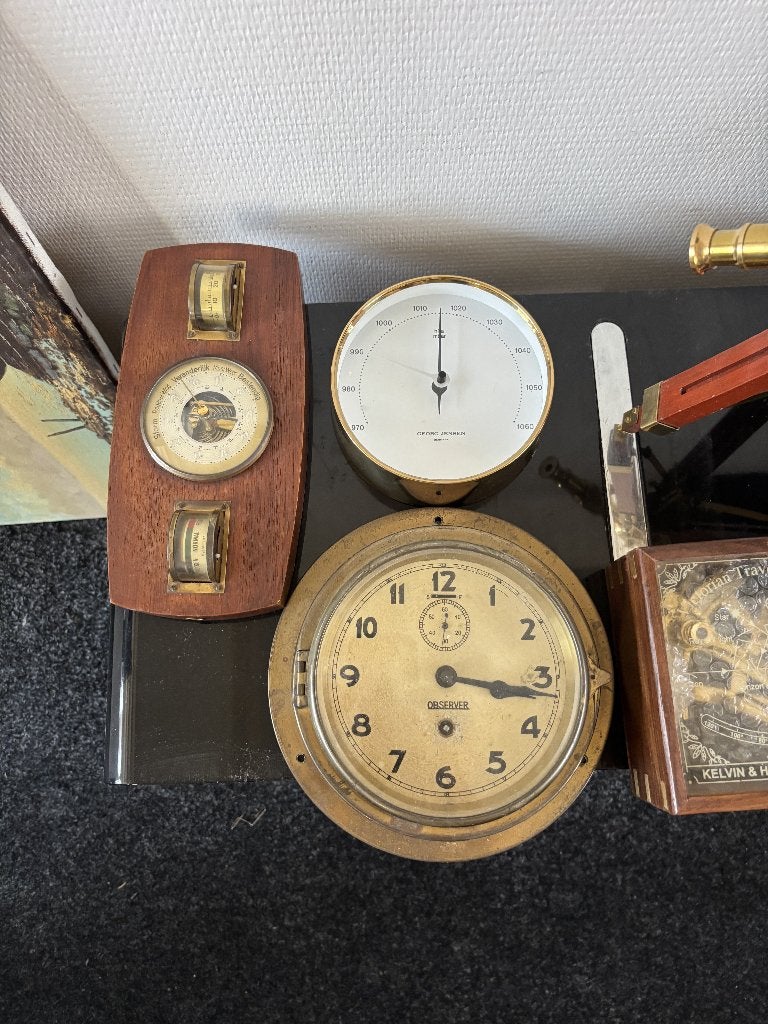 Vintage barometers en scheepsklokken, Antiek en Kunst, Ophalen of Verzenden