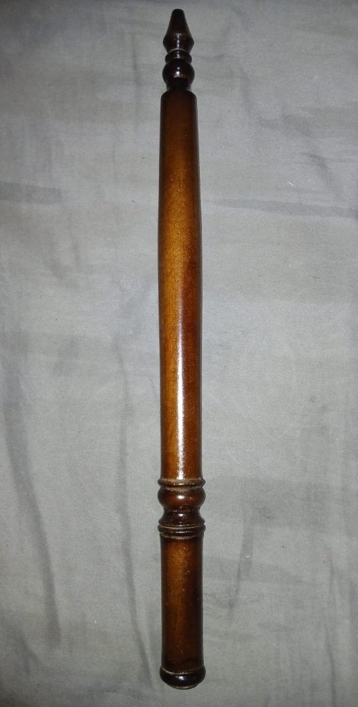 Landeyan Greep Voor Een Tombak Teak Hout Lengte 50 cm LAN01, Hout, Verzenden, 50 cm, Indonesië