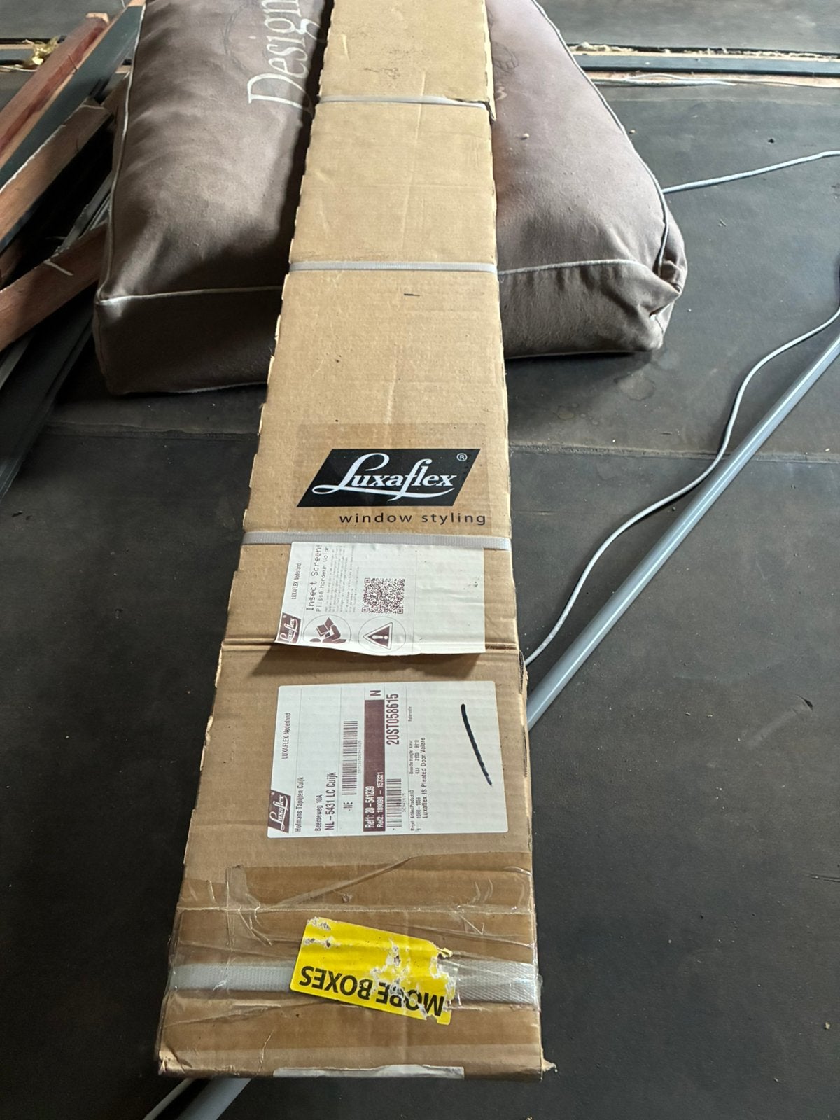 Luxaflex plissé hordeur, Minder dan 150 cm, Ophalen of Verzenden, Zo goed als nieuw, Overige typen