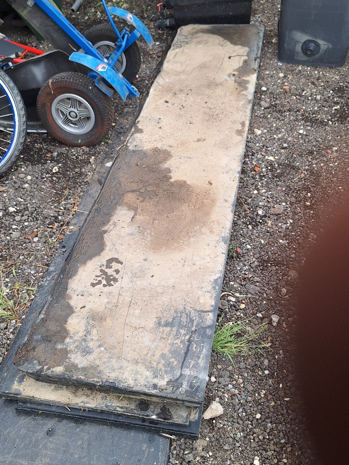 kunstof rijplaten, partijtje hdpe platen, Doe-het-zelf en Verbouw, Overige Doe-het-zelf en Verbouw, Ophalen, Gebruikt