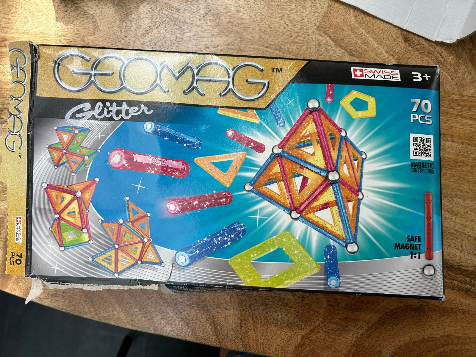 Geomag Glitter Magnetisch Constructiespeelgoed - 70 Stuks, Ophalen, Gebruikt, Overige merken