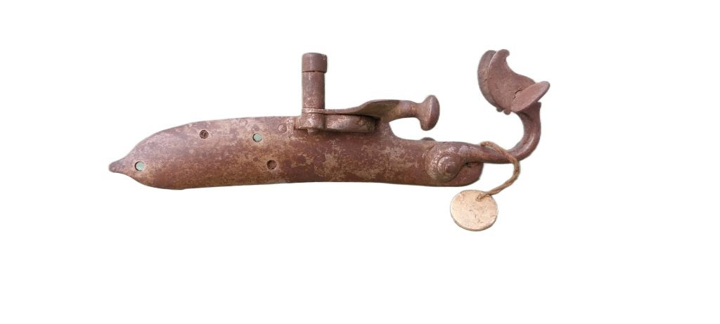 Antiek Frans lontslot mechaniek (geweer pistool), Verzamelen, Ophalen of Verzenden, Landmacht, Nederland