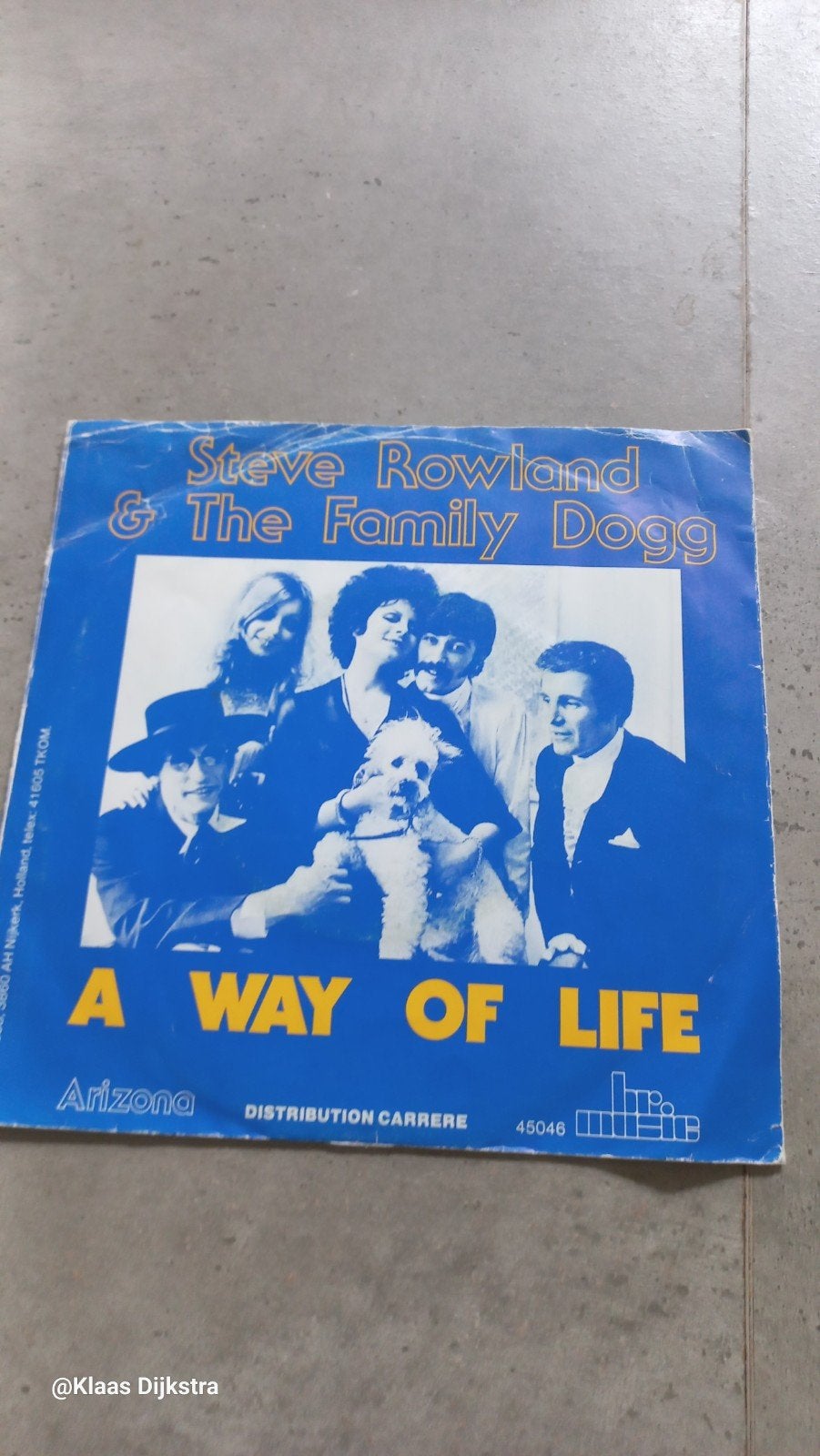 Steve Rowland & The Family Dogg - A Way Of Life (Vinyl), Cd's en Dvd's, Vinyl Singles, Ophalen of Verzenden, Gebruikt, 7 inch