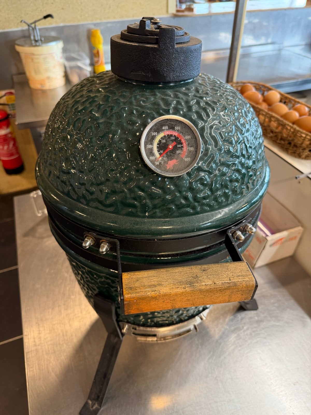 Big Green Egg MiniMax Kamado BBQ - Zo goed als nieuw, Ophalen of Verzenden, Zo goed als nieuw