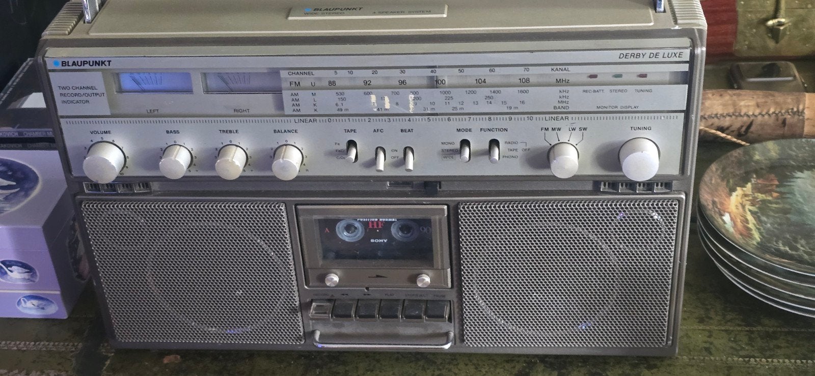 Blaupunkt Derby de Luxe KCR 800-10 Radio Cassette Recorder, Ophalen of Verzenden, Gebruikt, Sony